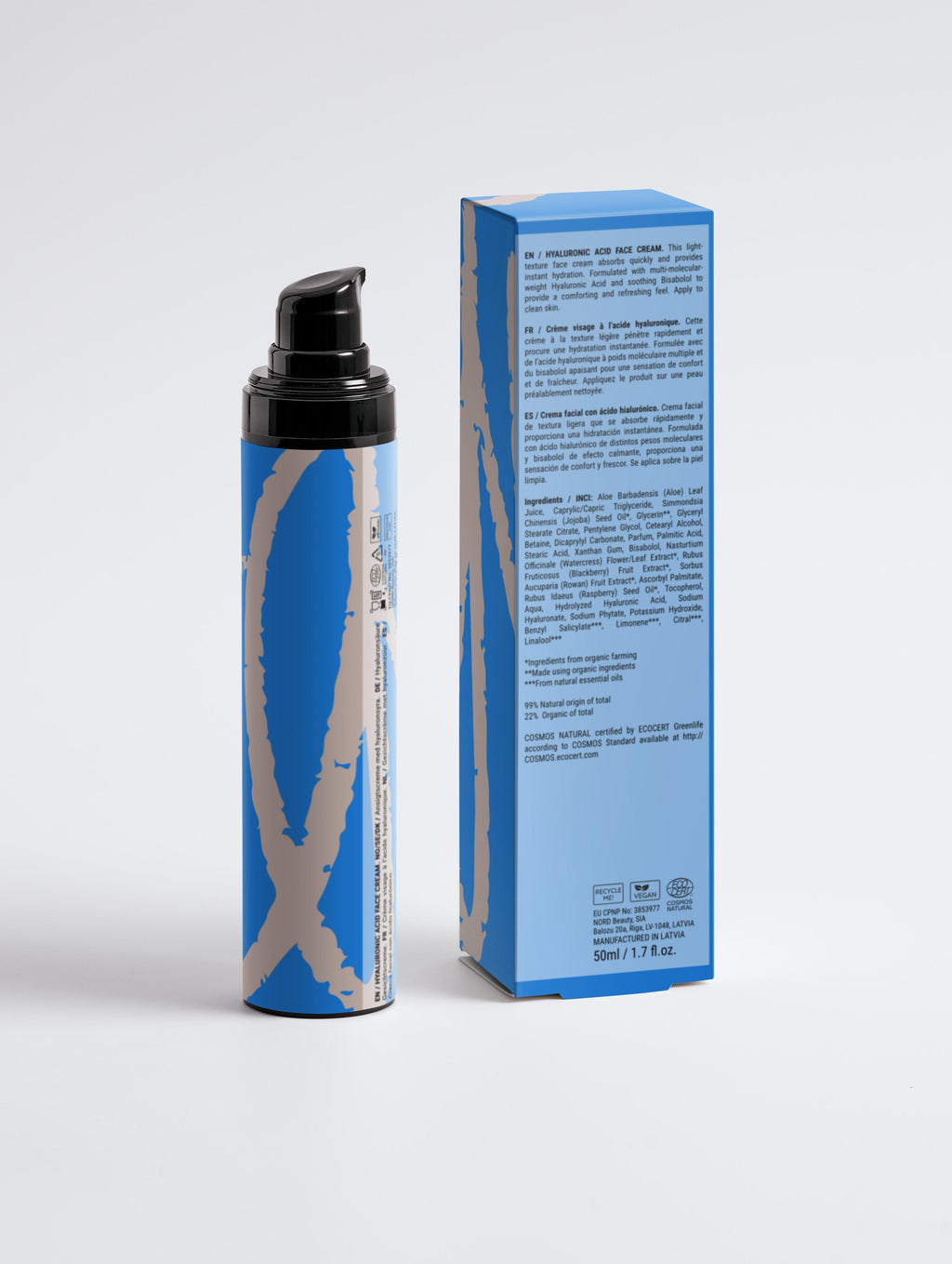 Hyaluronic Acid Face Cream for Men (After Shave)