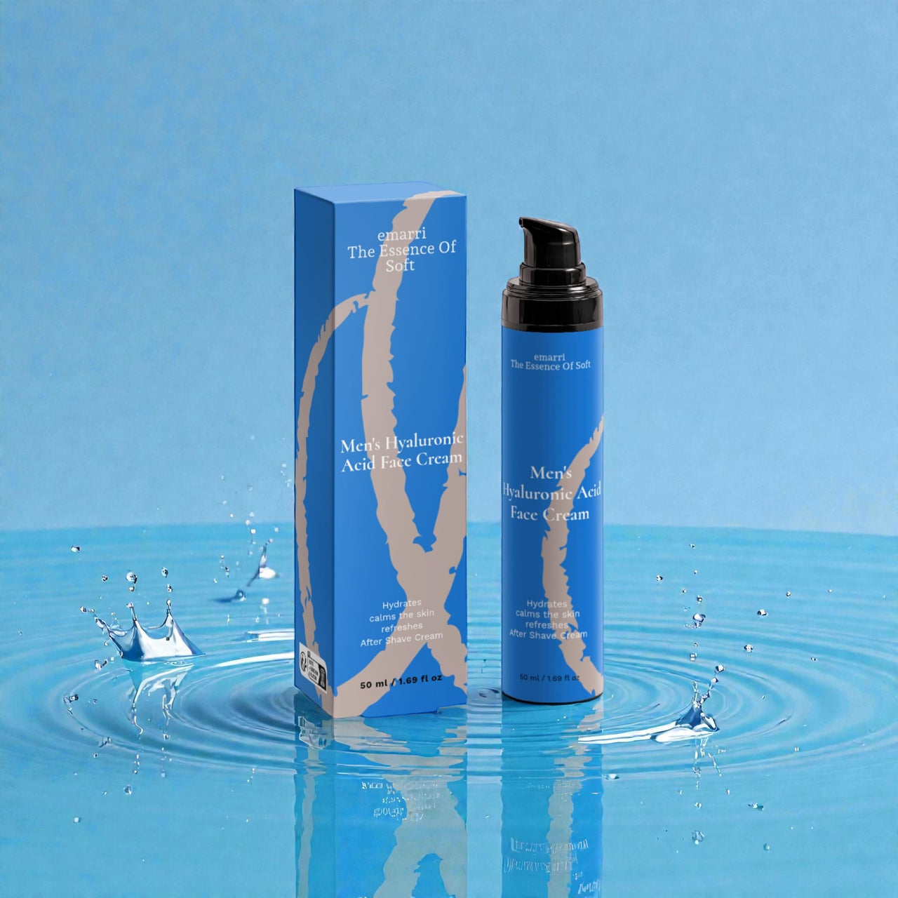 Hyaluronic Acid Face Cream for Men (After Shave)