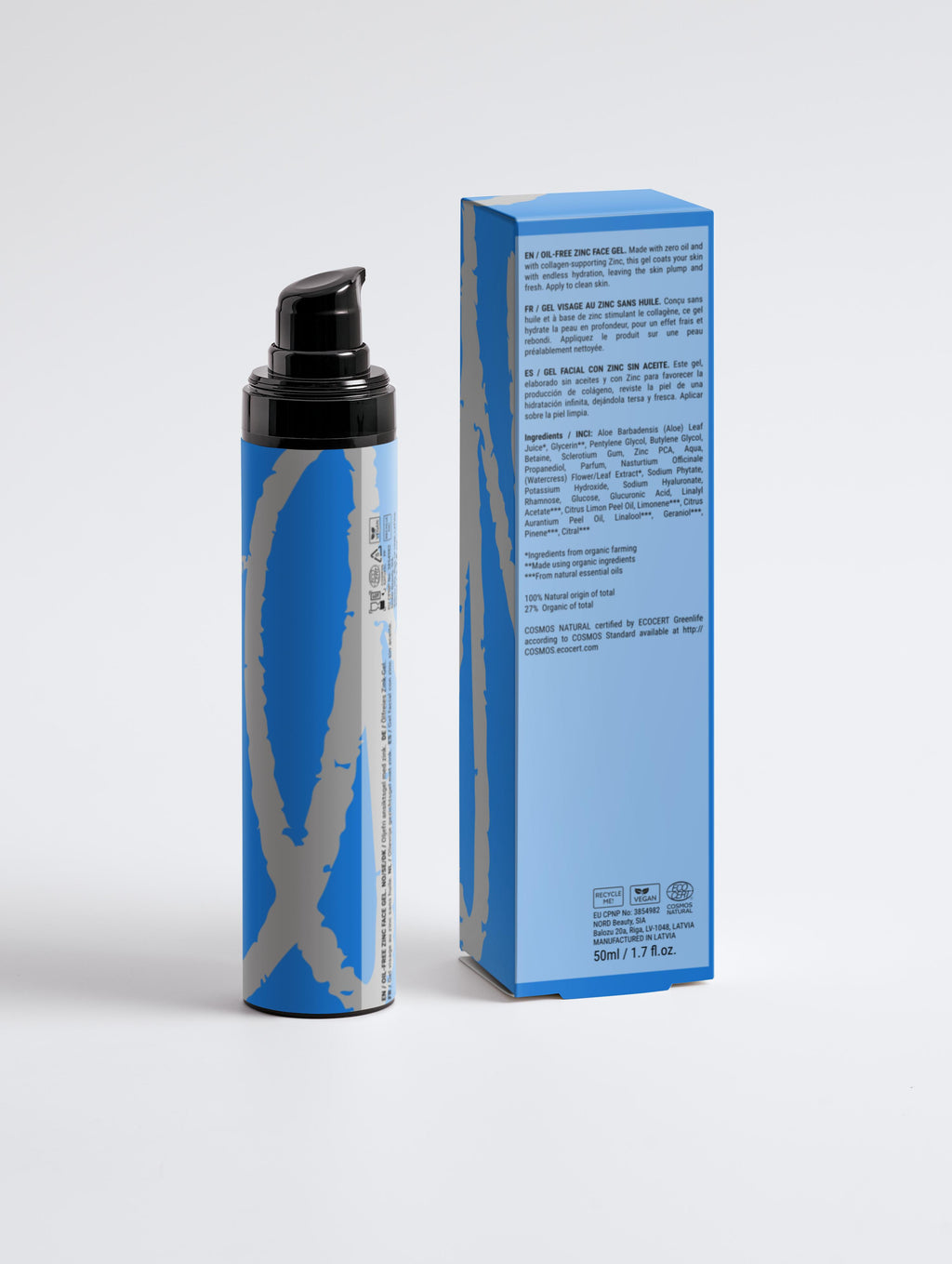 Oil-Free Zinc Face Gel for Men